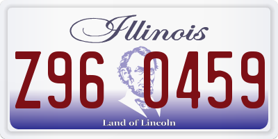 IL license plate Z960459