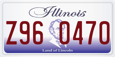 IL license plate Z960470