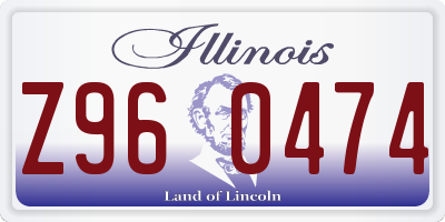 IL license plate Z960474