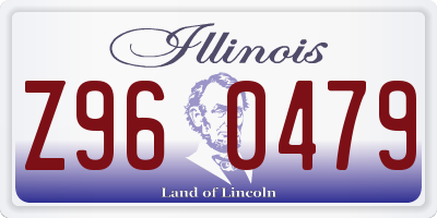 IL license plate Z960479