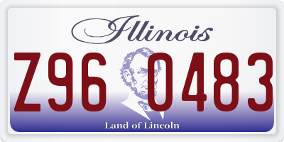 IL license plate Z960483