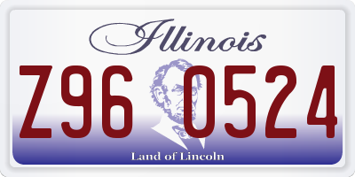IL license plate Z960524