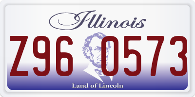 IL license plate Z960573