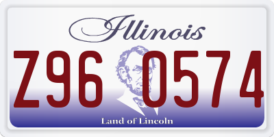 IL license plate Z960574