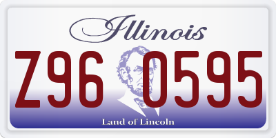 IL license plate Z960595