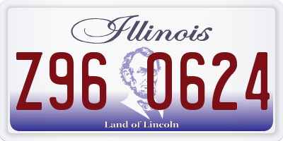 IL license plate Z960624