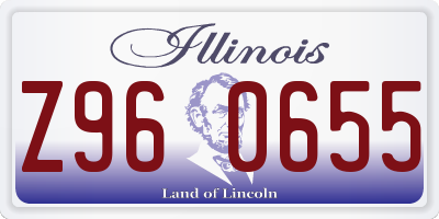 IL license plate Z960655