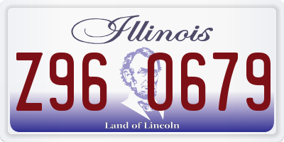 IL license plate Z960679