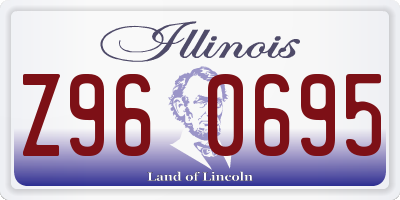 IL license plate Z960695