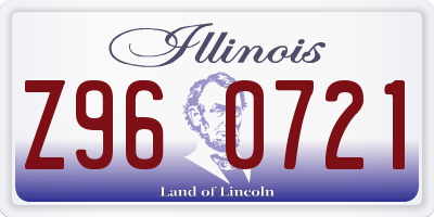 IL license plate Z960721