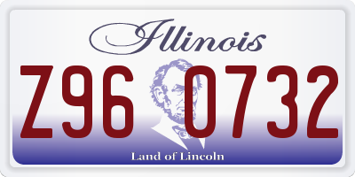 IL license plate Z960732