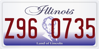 IL license plate Z960735