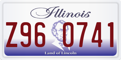 IL license plate Z960741