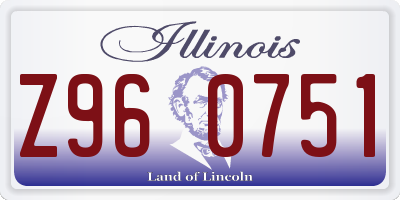 IL license plate Z960751