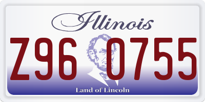 IL license plate Z960755