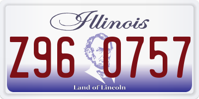 IL license plate Z960757