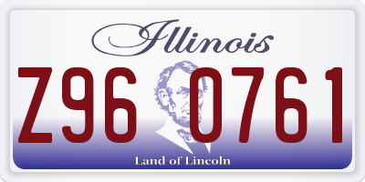 IL license plate Z960761