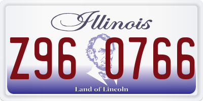 IL license plate Z960766