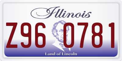 IL license plate Z960781