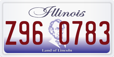IL license plate Z960783