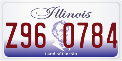 IL license plate Z960784
