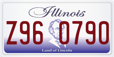 IL license plate Z960790