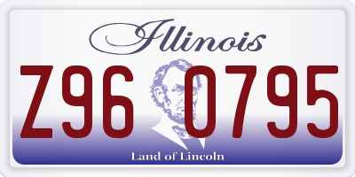 IL license plate Z960795
