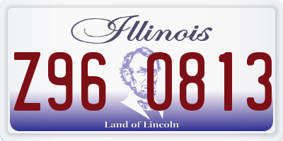 IL license plate Z960813