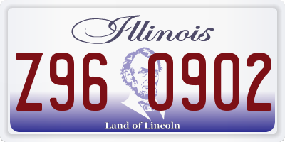 IL license plate Z960902