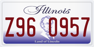 IL license plate Z960957