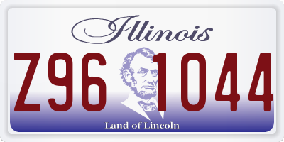 IL license plate Z961044