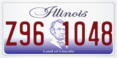 IL license plate Z961048