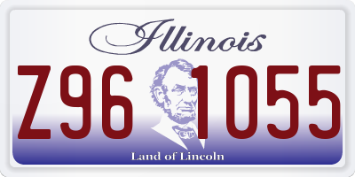 IL license plate Z961055
