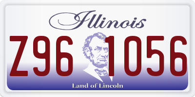 IL license plate Z961056