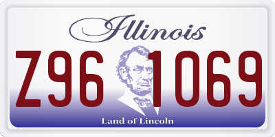 IL license plate Z961069