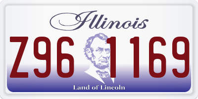 IL license plate Z961169