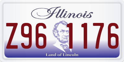 IL license plate Z961176