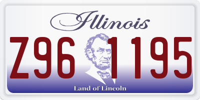 IL license plate Z961195