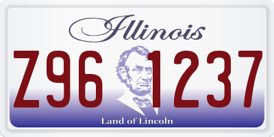 IL license plate Z961237
