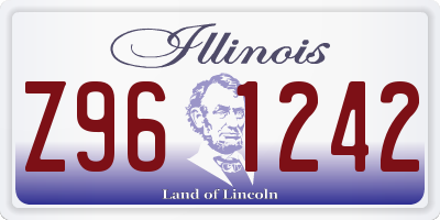 IL license plate Z961242