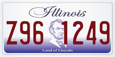 IL license plate Z961249