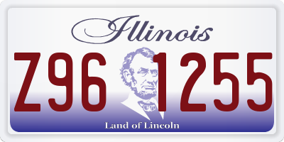 IL license plate Z961255