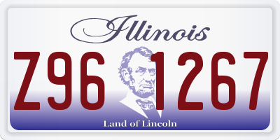IL license plate Z961267