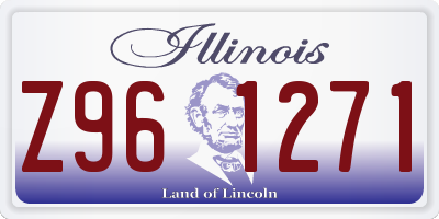 IL license plate Z961271