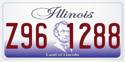 IL license plate Z961288