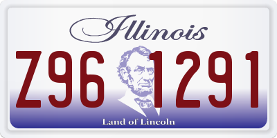IL license plate Z961291