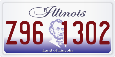 IL license plate Z961302