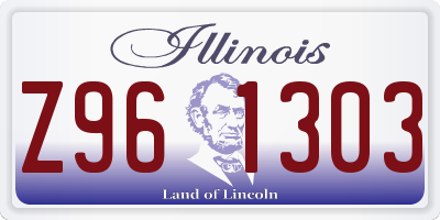 IL license plate Z961303