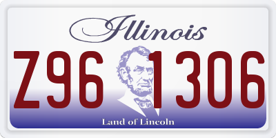 IL license plate Z961306