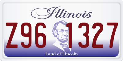 IL license plate Z961327